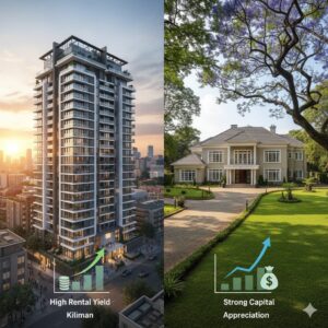 apartments in Kilimani compared to standalones
