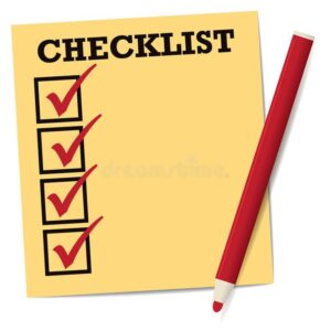 conveyancing checklist