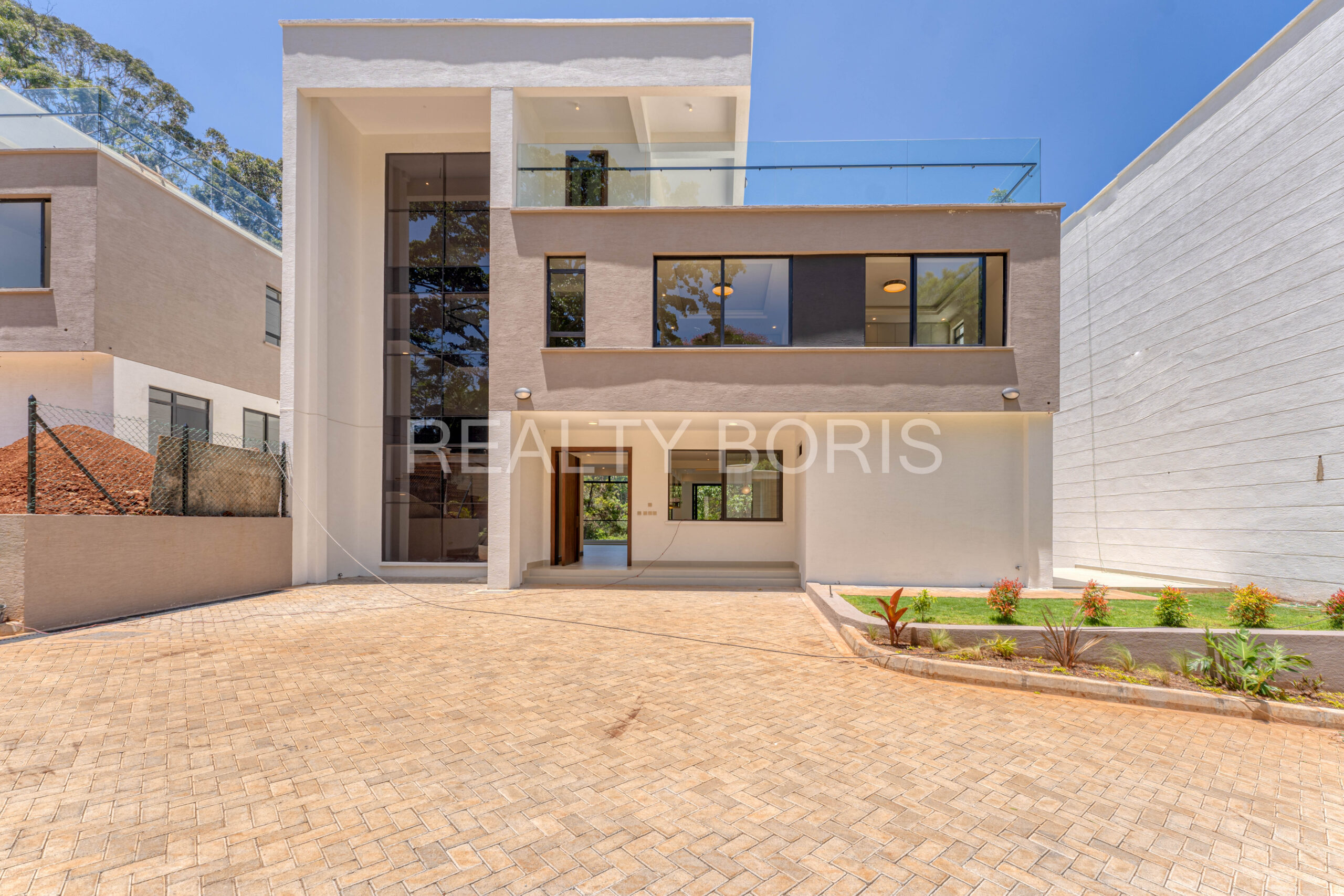 6 bedroom villa for sale in Peponi Nairobi luxury home with garden rooftop terrace and gated community living