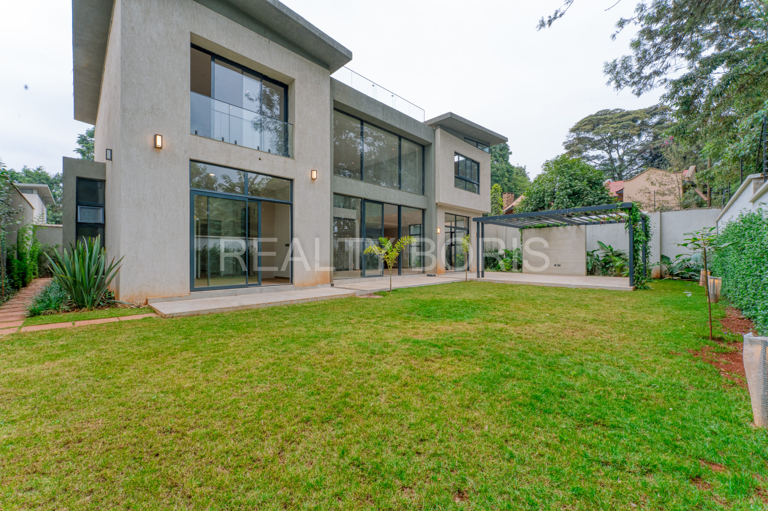 Luxury villa for rent in Runda Nairobi gated community with spacious garden